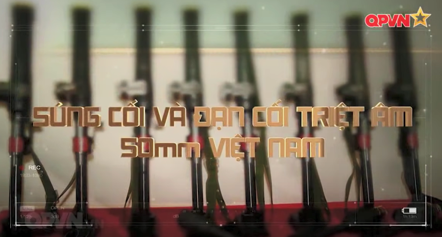 Quân đội Việt Nam chế tạo thành công Súng cối triệt âm